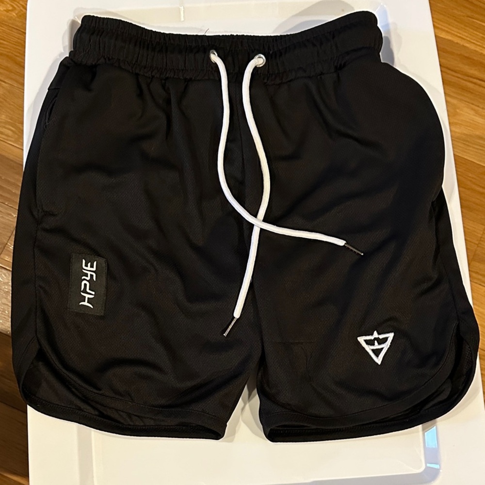 Hype Black Athletic Men's Shorts